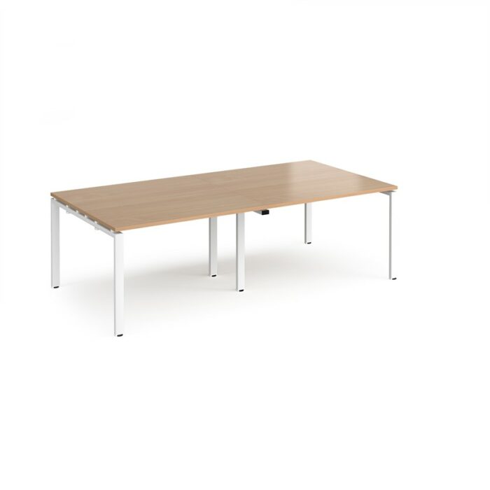 DAMS Adapt II rectangular boardroom table 2400mm x 1200mm-34080