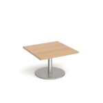 DAMS Monza square coffee table with flat round-34629