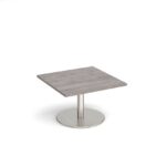 DAMS Monza square coffee table with flat round-34626