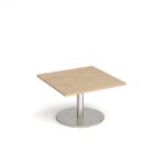 DAMS Monza square coffee table with flat round-34631