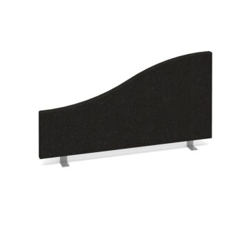 DAMS Wave desktop fabric screen 800mm x 400mm/200mm-0