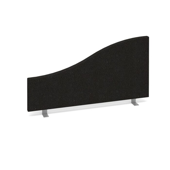 DAMS Wave desktop fabric screen 800mm x 400mm/200mm-0