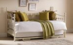 Julian Bowen metal Versailles Underbed Trundle stone white-13753