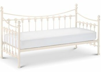 Julian Bowen Metal Versailles Day Bed stone white-0