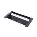 DAMS Eclipse in-table rollover power module 2 x UK sockets, 1 x TUF (A&C connectors) USB charger-0