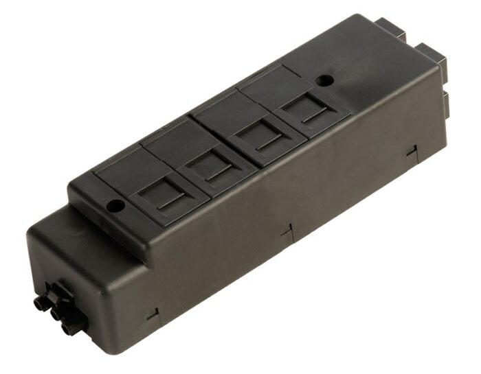 DAMS Under desk power bar 4 x RJ45 sockets - black-0
