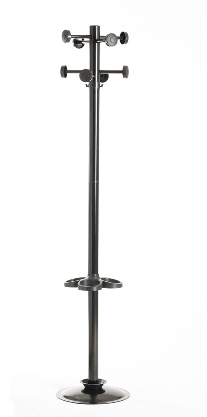 DAMS Coat & umbrella stand with 8 coat hooks and 8 umbrella hooks 1780mm high-0