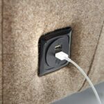 DAMS Proton panel mounted power module 1 x TUF (A&C connectors) USB charger-11818