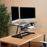 DAMS Sora height adjustable sit stand workstation for desks-11707