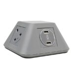 DAMS Inca on-surface power module 2 x UK sockets, 2 x twin USB fast charge-11789
