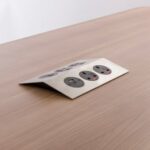DAMS Tholus in-table power module 4 x UK sockets, 2 x TUF (A&C connectors) USB charger-11857