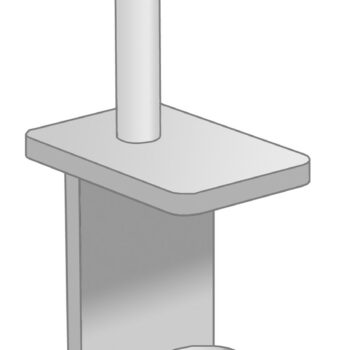 DAMS Universal screen brackets for desktops 15mm-36mm (pair)-0