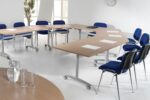 DAMS Rectangular deluxe fliptop meeting table-12469
