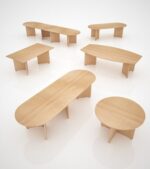 DAMS Arrow head leg radial boardroom table-12394