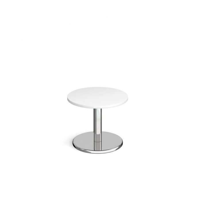 DAMS Pisa circular coffee table with round chrome base-13127