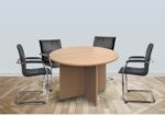 DAMS Arrow head leg circular meeting table-12410