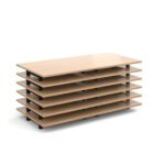 DAMS Rectangular folding leg table-12545