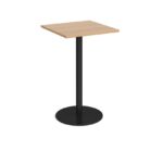 DAMS Monza square poseur table with flat round-13164