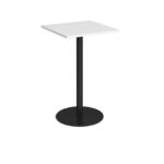 DAMS Monza square poseur table with flat round-13153