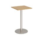 DAMS Monza square poseur table with flat round-13150
