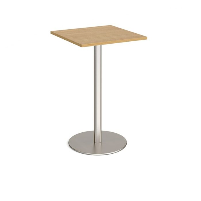 DAMS Monza square poseur table with flat round-13150