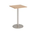 DAMS Monza square poseur table with flat round-13166