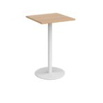 DAMS Monza square poseur table with flat round-13151