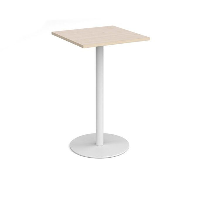 DAMS Monza square poseur table with flat round-13163