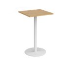 DAMS Monza square poseur table with flat round-13157