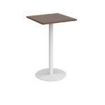 DAMS Monza square poseur table with flat round-0