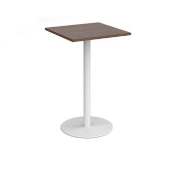 DAMS Monza square poseur table with flat round-0