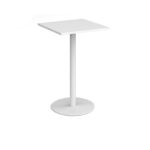 DAMS Monza square poseur table with flat round-13165