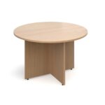 DAMS Arrow head leg circular meeting table-12416