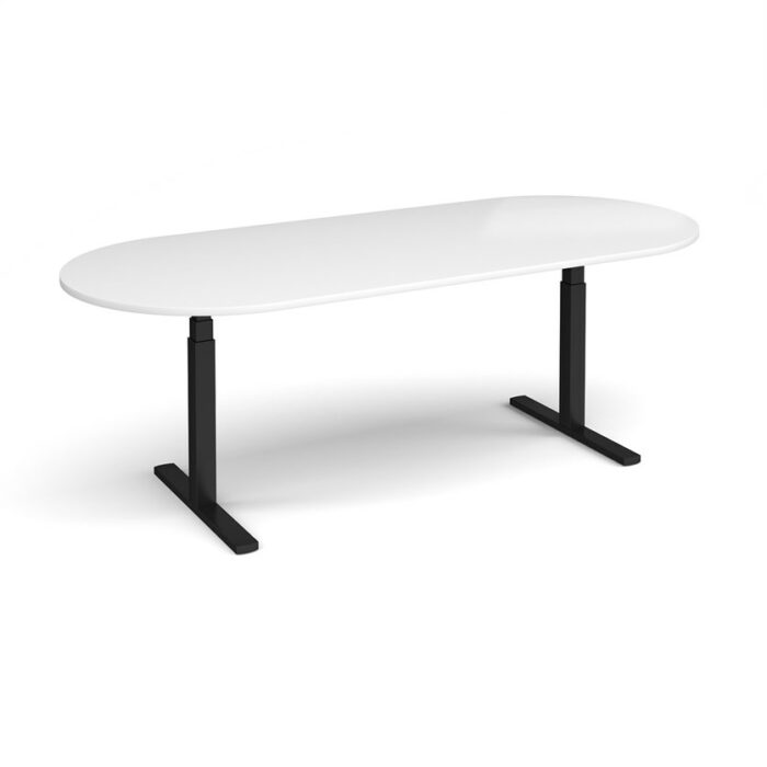 DAMS Elev8 Touch radial end boardroom table-11940