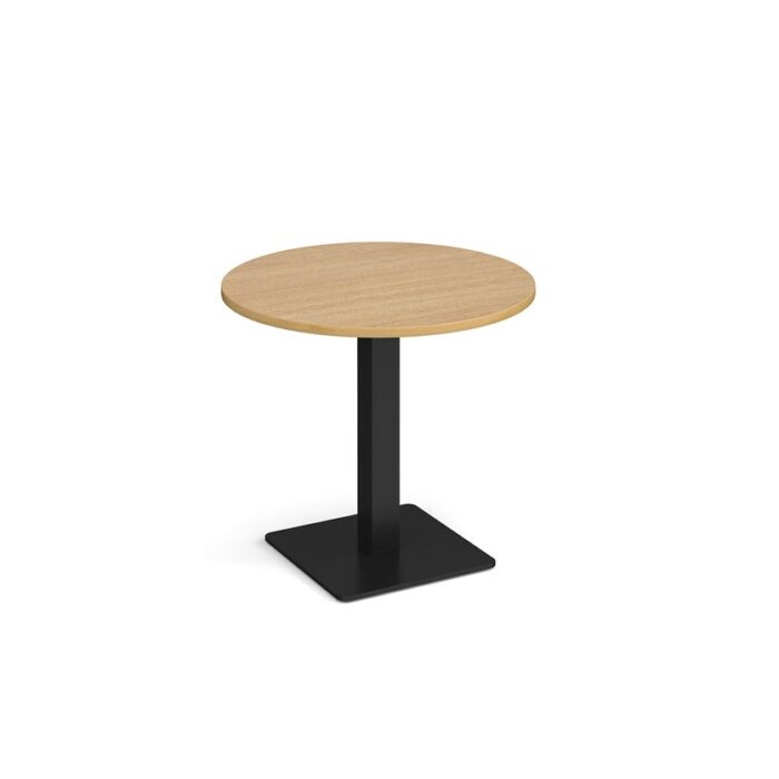 DAMS Brescia circular dining table with flat square base-13719