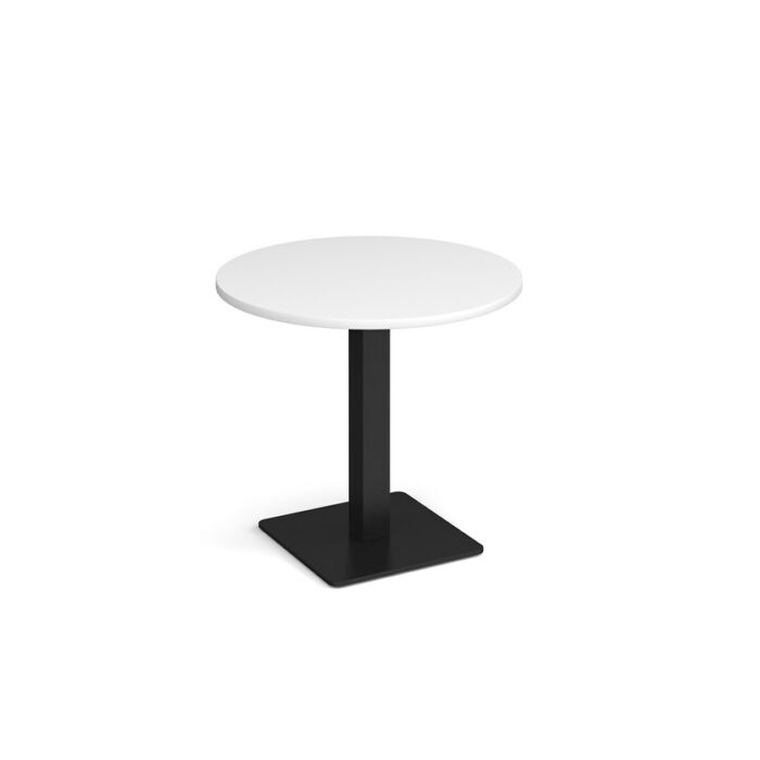 DAMS Brescia circular dining table with flat square base-13716