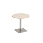 DAMS Brescia circular dining table with flat square base-13713