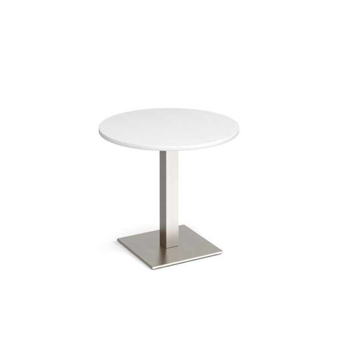 DAMS Brescia circular dining table with flat square base-13721