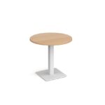 DAMS Brescia circular dining table with flat square base-13724