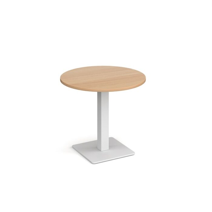 DAMS Brescia circular dining table with flat square base-13724