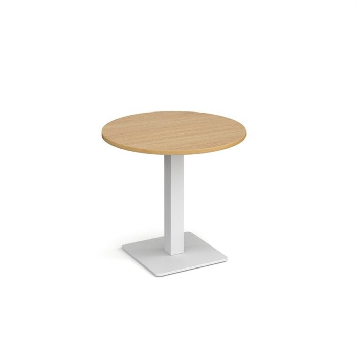 DAMS Brescia circular dining table with flat square base-13709
