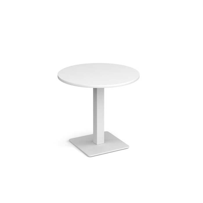 DAMS Brescia circular dining table with flat square base-13720