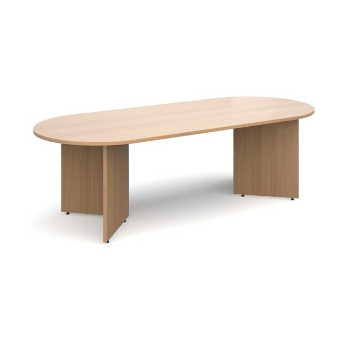 DAMS Arrow head leg radial end boardroom table-12403