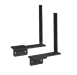 DAMS Aluminium framed screen brackets (pair) to fit on desk return-0