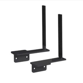 DAMS Aluminium framed screen brackets (pair) to fit on desk return-0