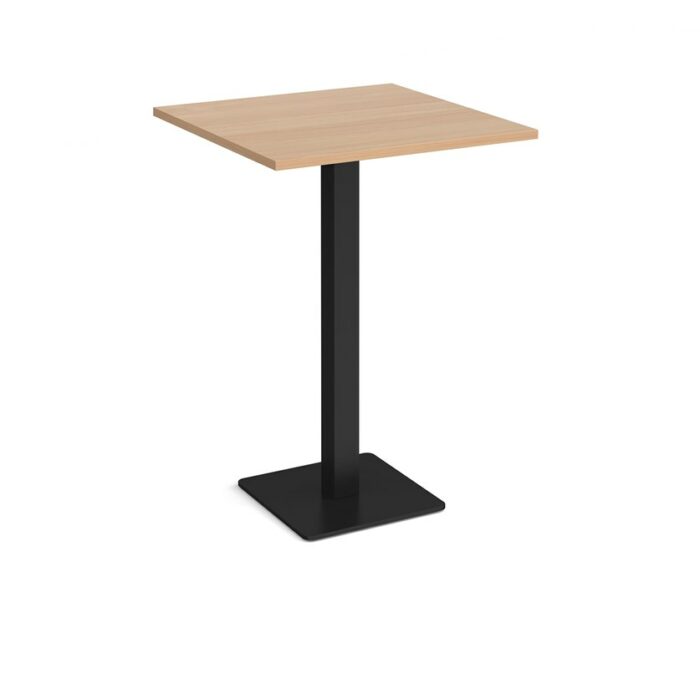 DAMS Brescia square poseur table with flat square base-13729