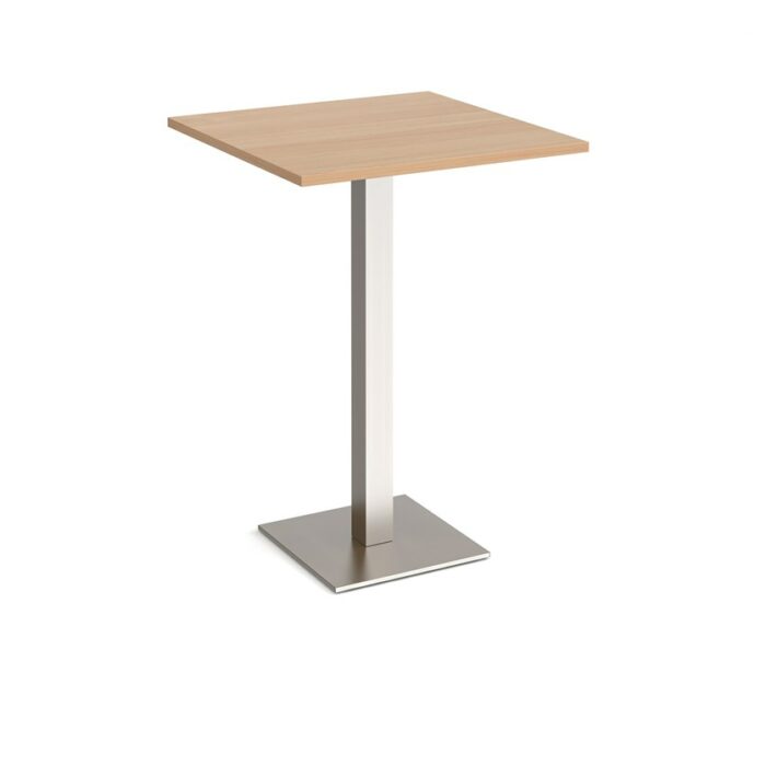 DAMS Brescia square poseur table with flat square base-13732