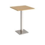 DAMS Brescia square poseur table with flat square base-13737