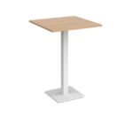 DAMS Brescia square poseur table with flat square base-13728