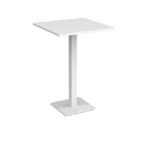 DAMS Brescia square poseur table with flat square base-13734